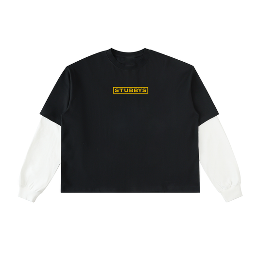STUBBYS LAYERED SLEEVE SHIRT
