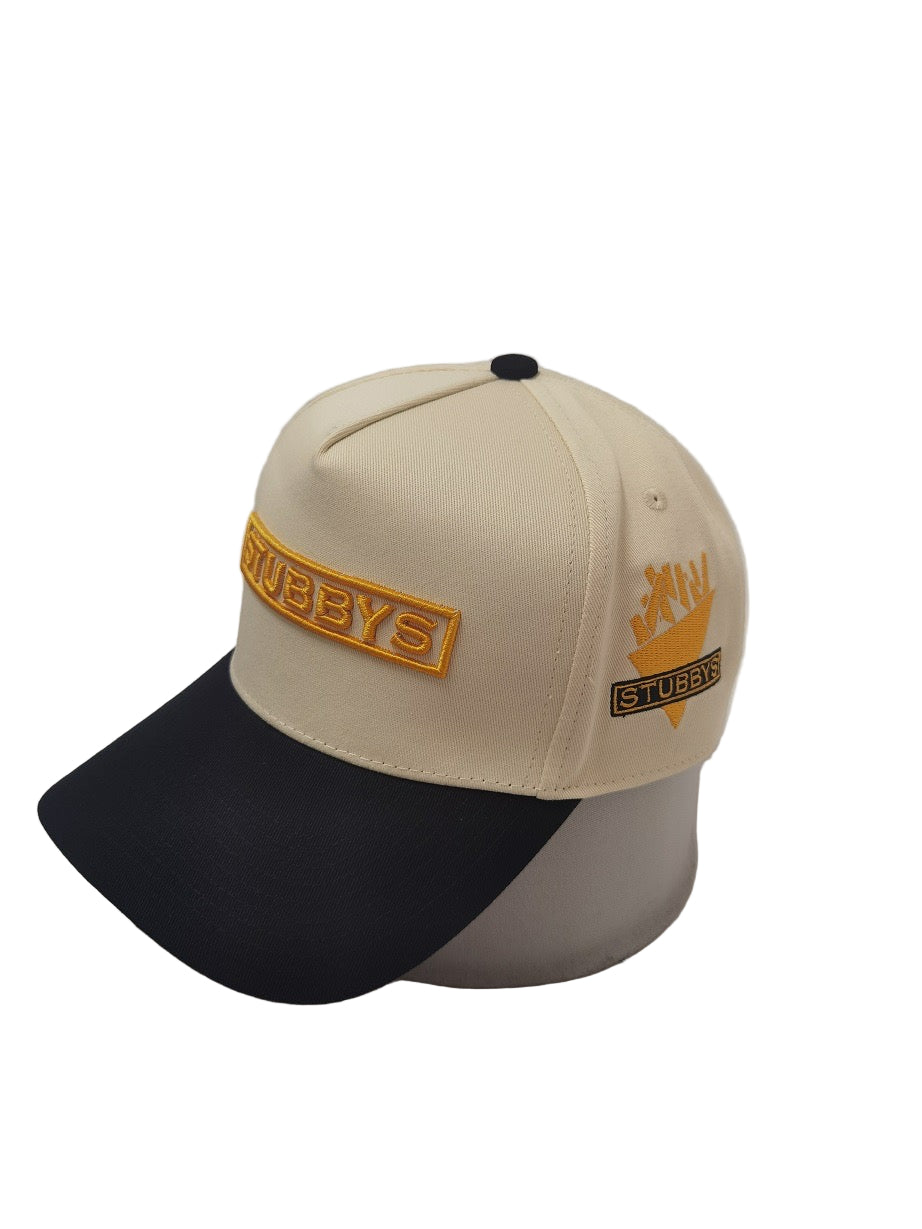STUBBYS DUAL LOGO TRUCKER HAT