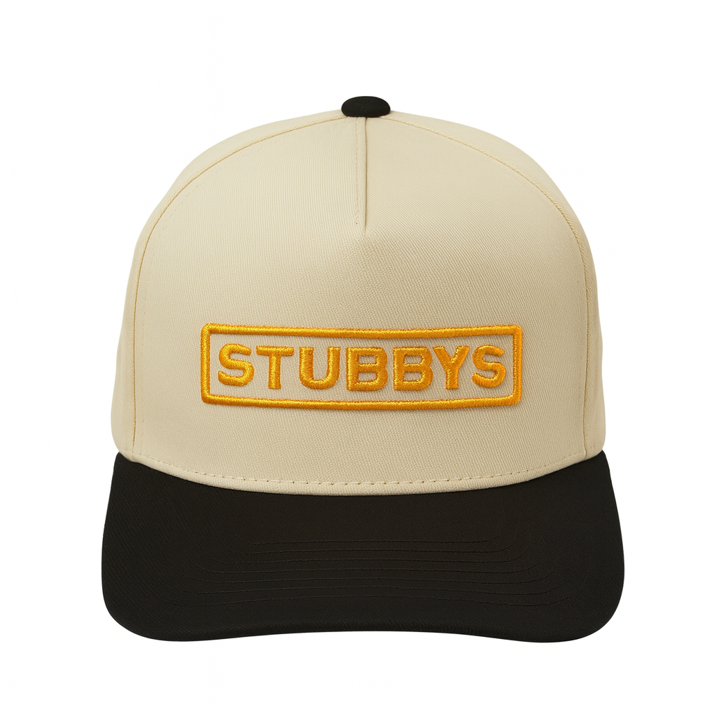 STUBBYS DUAL LOGO TRUCKER HAT