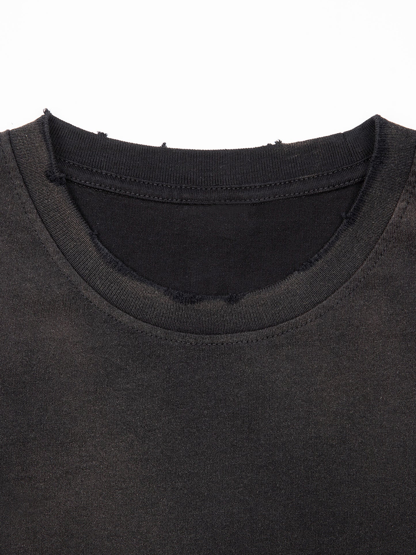 STUBBYS VINTAGE WASHED FRAYED T-SHIRT